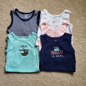 Carters Boys Tank Bodysuits
